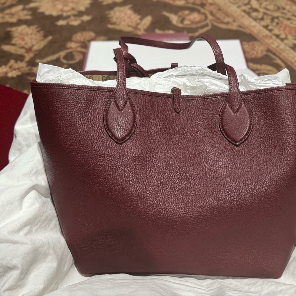 Gucci Totissima Rosso Angora Red Tote